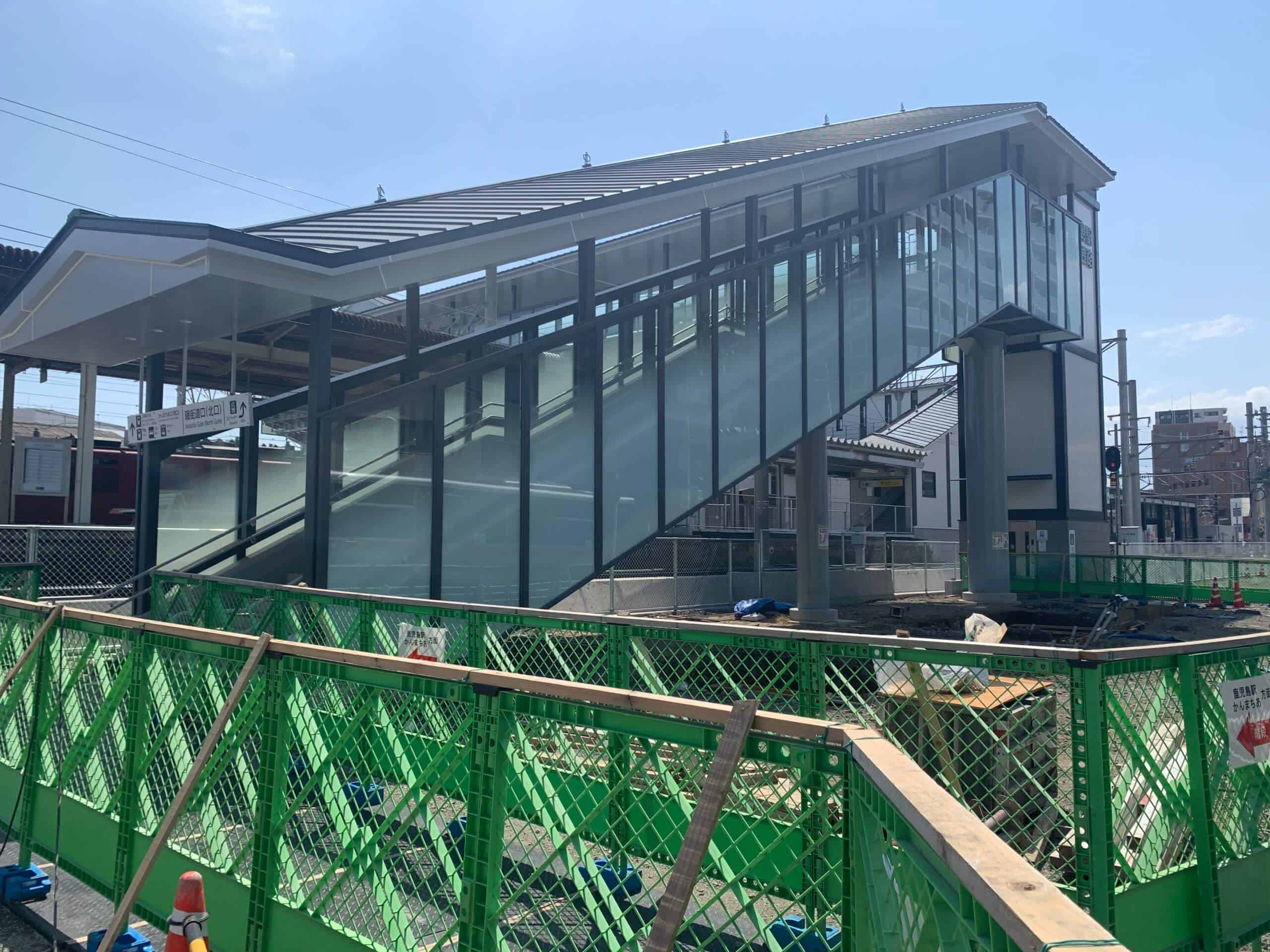 鹿児島駅に新しい入口ができたよ！３月２７日からは市電乗り場も使えるようになるよ！